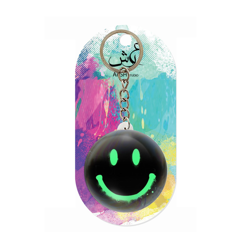 جاکلیدی عرش مدل استیکر لبخند Smile کد Asj2671
