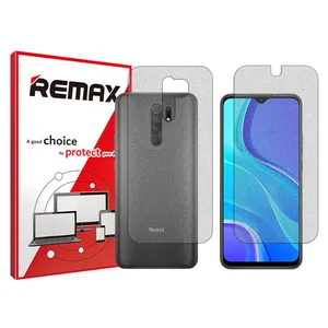 Remax HyMTT model matte screen protector suitable for Xiaomi Redmi 9 mobile phone along with the phone back protector