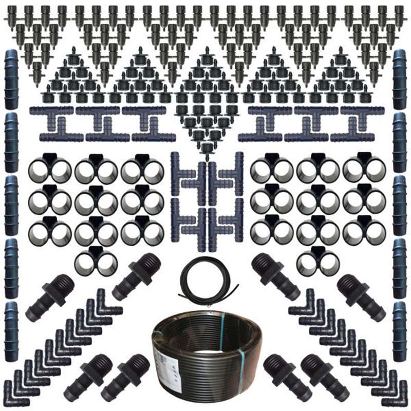 لوازم آبیاری قطره ای مدل Y-200 مجموعه 200 عددی