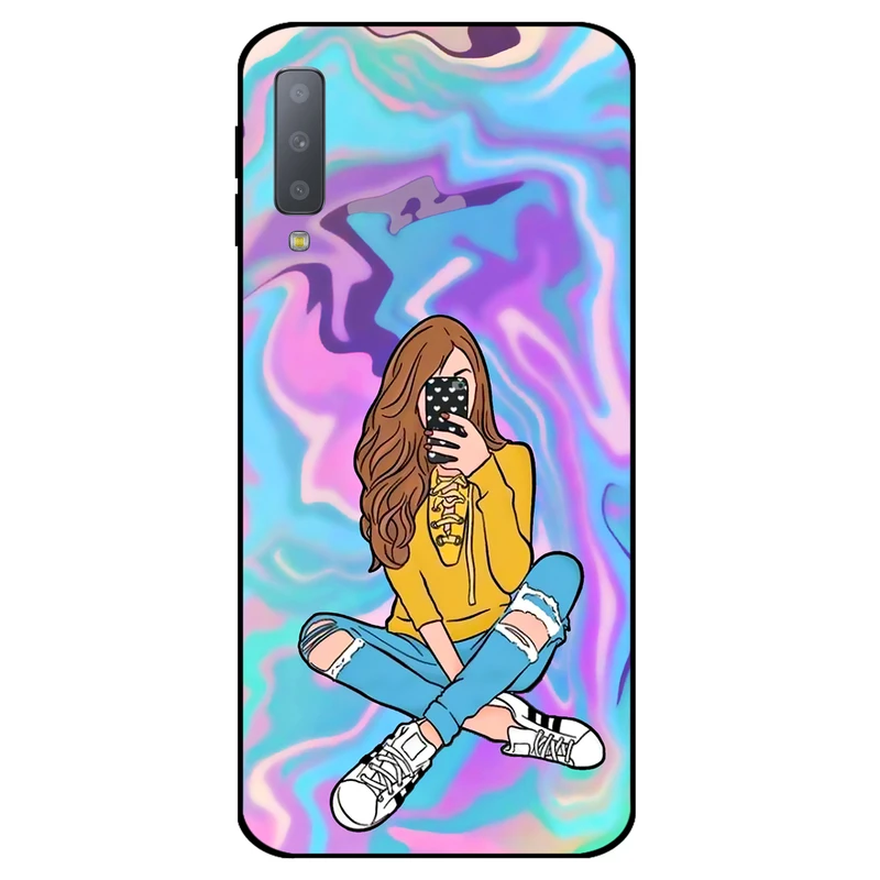 کاور مگافون کد 7592 مناسب برای گوشی موبایل سامسونگ Galaxy A7 2018 / A750