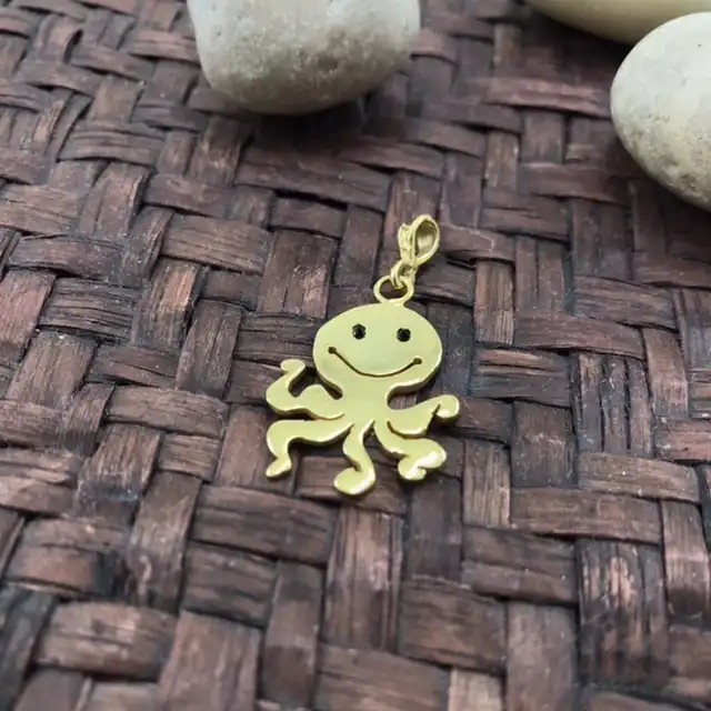 آویز گردنبند نقره مدل اختاپوس كد A1008