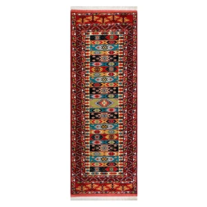 فرش دستبافت کناره طول 3 متر طرح گلیم