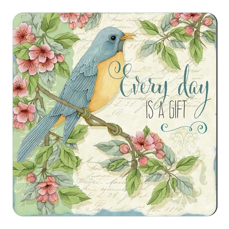  مگنت طرح پرنده و شکوفه کد wmg1861