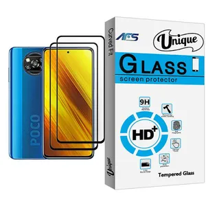 AFS Unique Glass MIX002 Screen Protector For Xiaomi Poco X3 NFC Pack Of 2