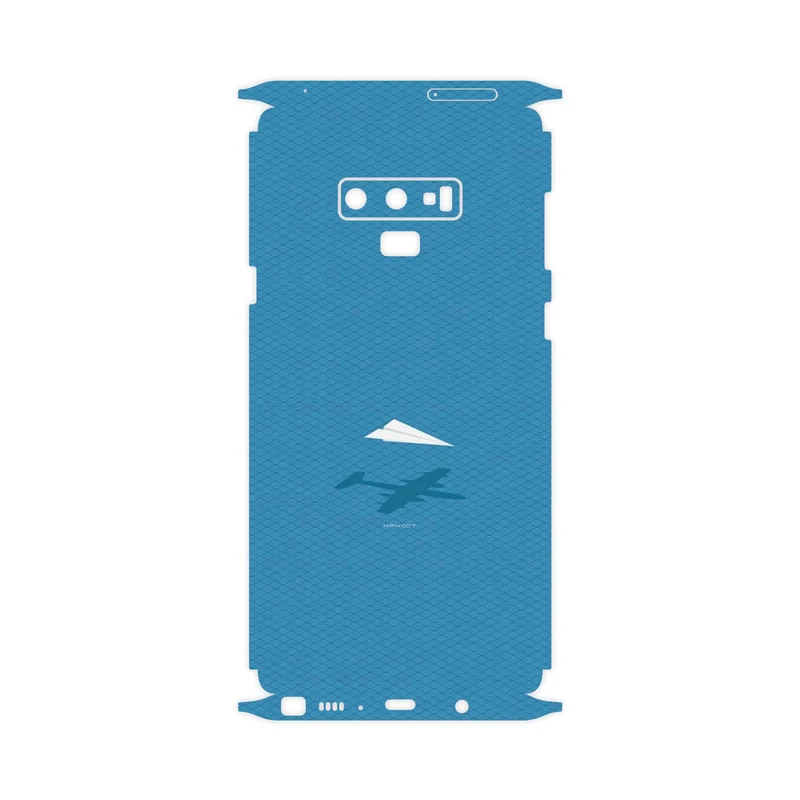 برچسب پوششی ماهوت مدل Minimal Paper Airplane-FullSkin مناسب برای گوشی موبایل سامسونگ Galaxy Note 9