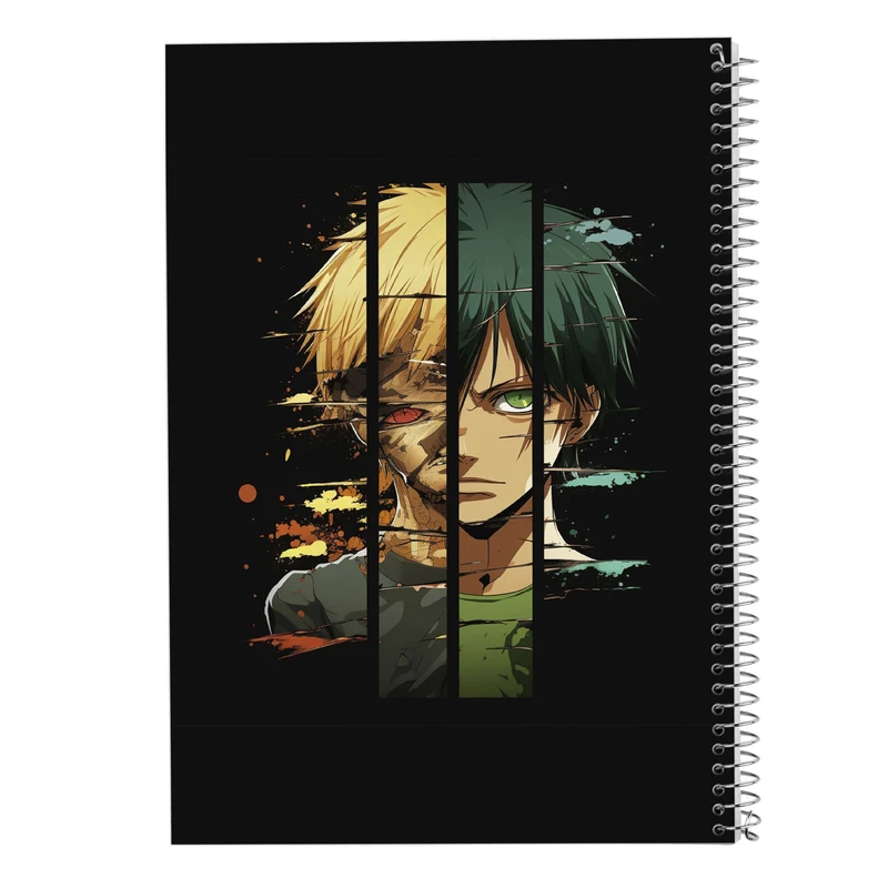 دفتر ژورنال نویسی 50 برگ مدوپد مدل نقطه ای طرح Naroto کد DF11390