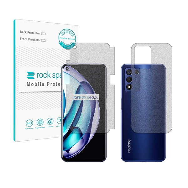 محافظ صفحه نمایش مات راک اسپیس مدل HyMTT مناسب برای گوشی موبایل ریلمی 9 5G Speed به همراه محافظ پشت گوشی