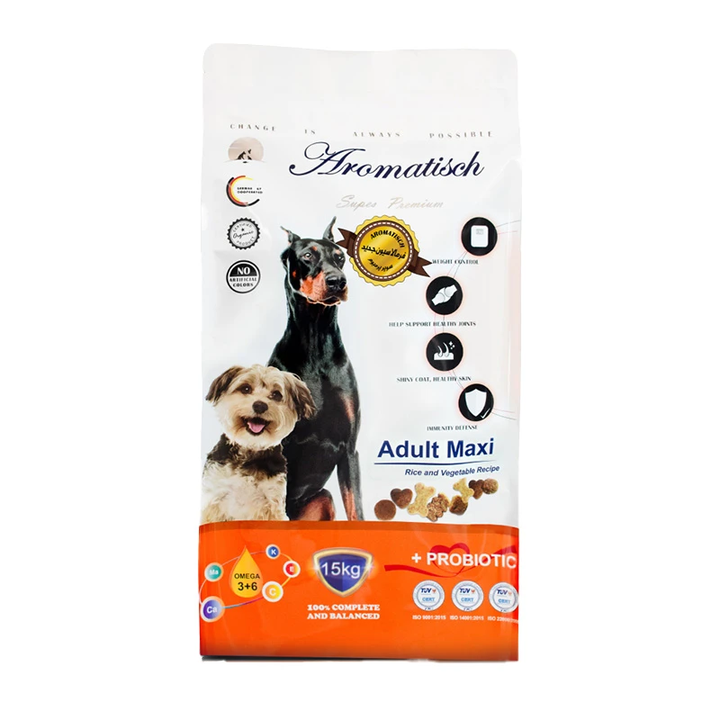 غذای خشک سگ بالغ نژاد بزرگ عقیم شده آروماتیش مدل Adult maxi با طعم اردک وزن 15 کیلوگرم