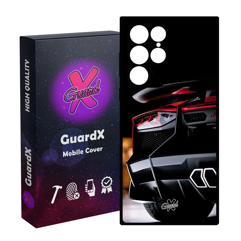 کاور گارد ایکس طرح Lamborghini مدل Glass10336 مناسب برای گوشی موبایل سامسونگ Galaxy S23 Ultra