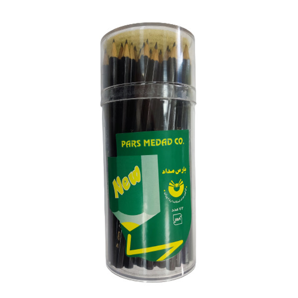 مداد مشکی پارس مداد کد 4422 بسته 72 عددی