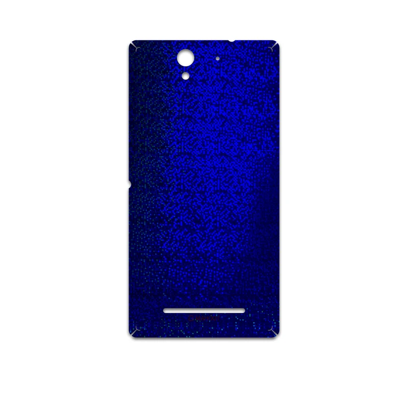 برچسب پوششی ماهوت مدل Blue-Holographic مناسب برای گوشی موبایل سونی Xperia C3 Dual