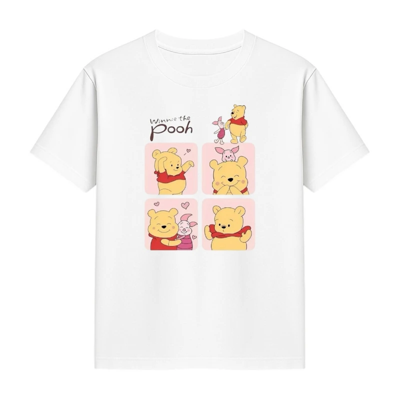 تی‌شرت آستین کوتاه دخترانه مدل پو کد p5 