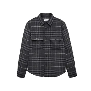 کت پاییزه مردانه مانگو مدل WOOL BLEND