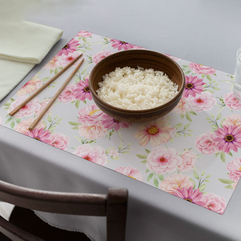 زیربشقابی مدل گلدار کد F2ZI1001 مجموعه شش عددی