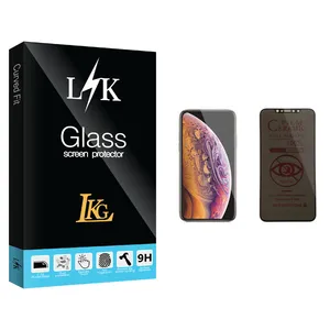 LKG LK Glass Privacy Screen Protector For Apple اپل iPhone XS Max