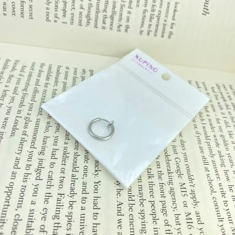 پیرسینگ گوش زنانه ژوپینگ مدل حلقه فیک کد P4131