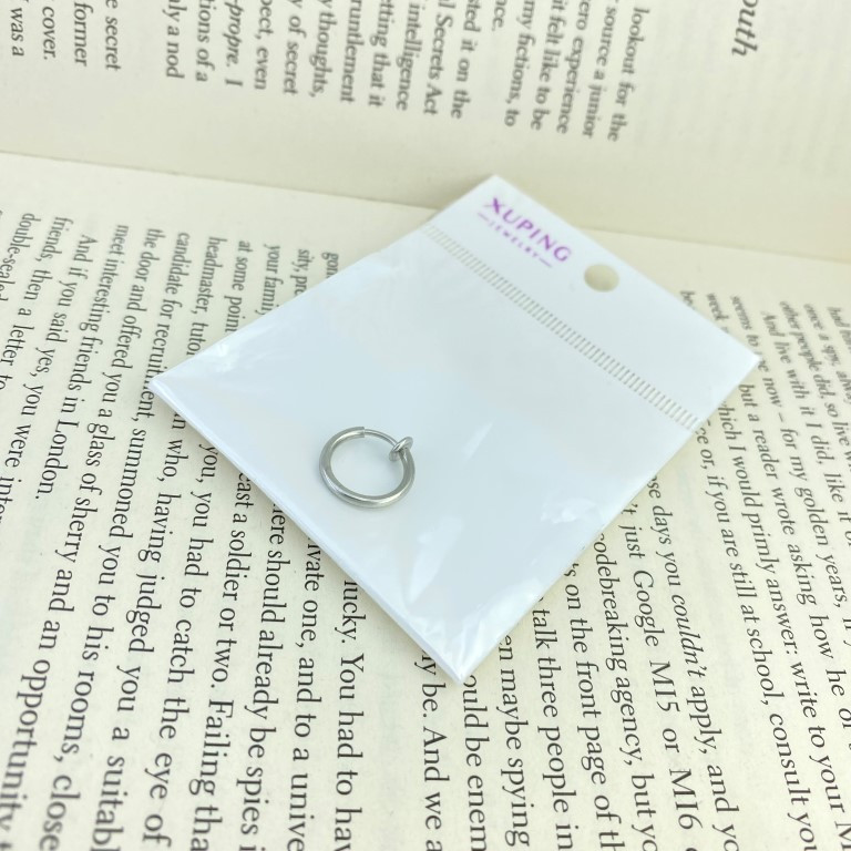 پیرسینگ گوش زنانه ژوپینگ مدل حلقه فیک کد P4131