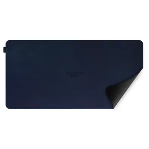 MAHOOT Desk Pad Ultra100x50/Deep_Blue_Black_Leather