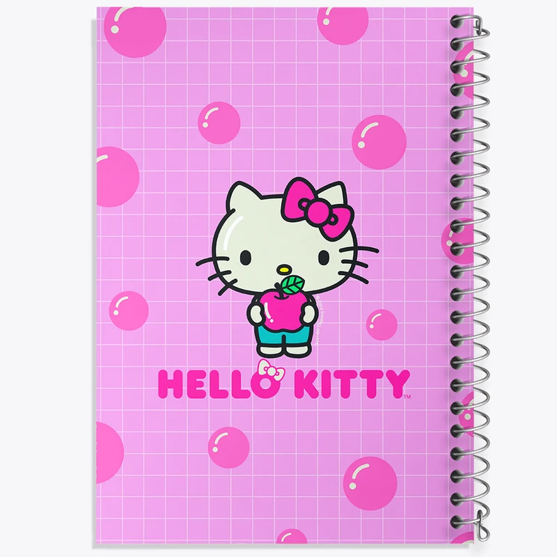 دفتر ژورنال نویسی 50 برگ خندالو مدل نقطه ای طرح هلو کیتی (Hello Kitty) کد N4225