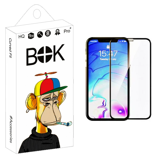 محافظ صفحه نمایش بوک مدل +HD مناسب برای گوشی موبایل اپل iphone 12