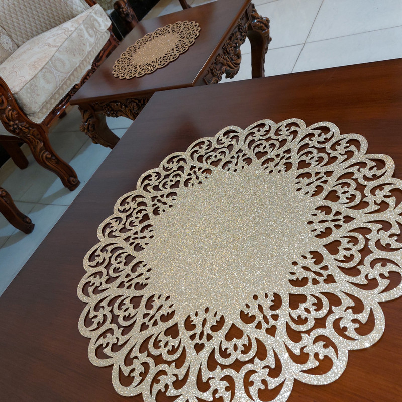 ست رومیزی 3 تکه طرح آرکاد مدل افشان کد 5331