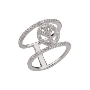 انگشتر نقره زنانه مدل 19657