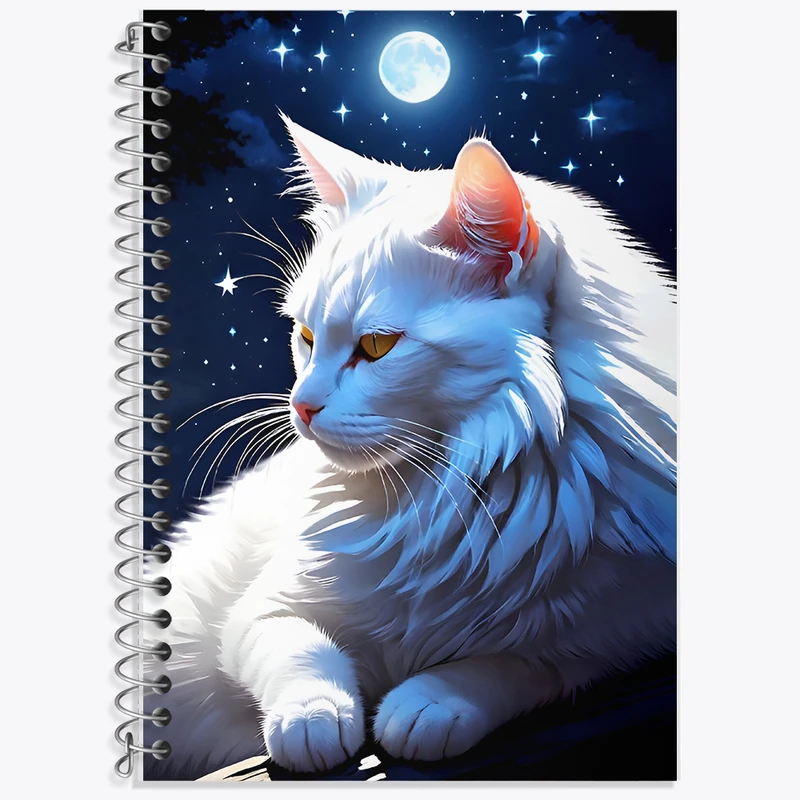 دفتر لغت 50 برگ خندالو طرح گربه (cat) کد F7511