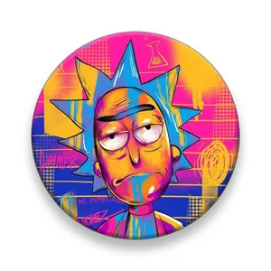 برچسب مدل Colorful rick مناسب برای پایه نگهدارنده مغناطیسی