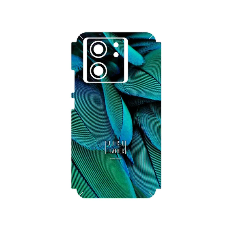 برچسب پوششی ماهوت مدل Green Feather مناسب برای گوشی موبایل شیائومی 13T