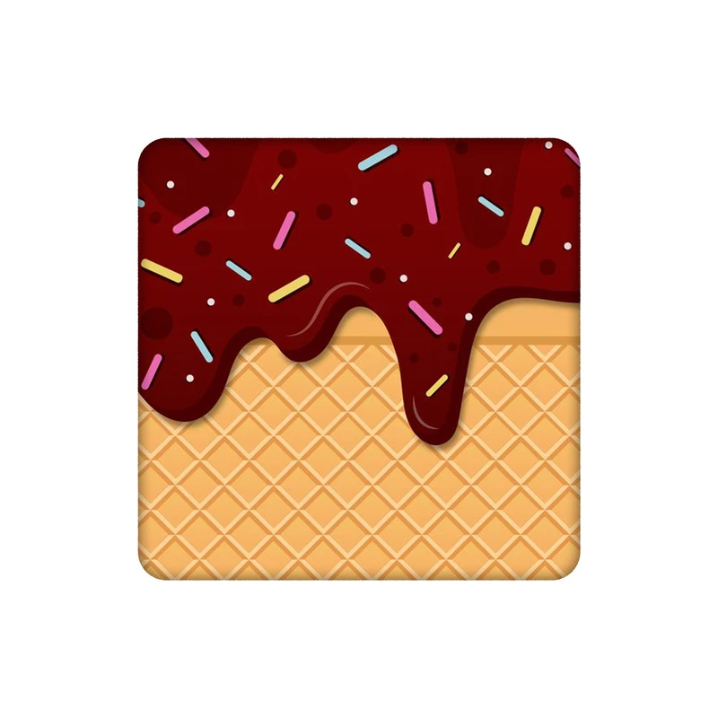 زیرلیوانی طرح بستنی بیسکوییتی کد 7322085