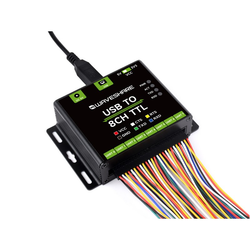 مبدل صنعتی USB به TTL ویوشیر مدل USB TO 8CH TTL