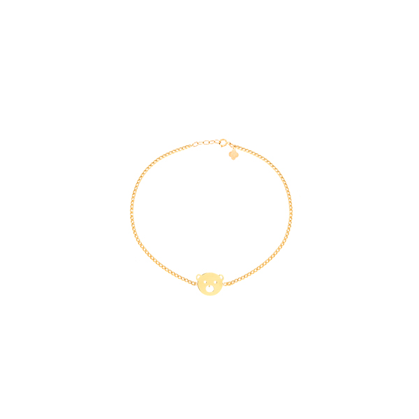 دستبند طلا 18 عیار دخترانه ماوی گالری مدل کوالا