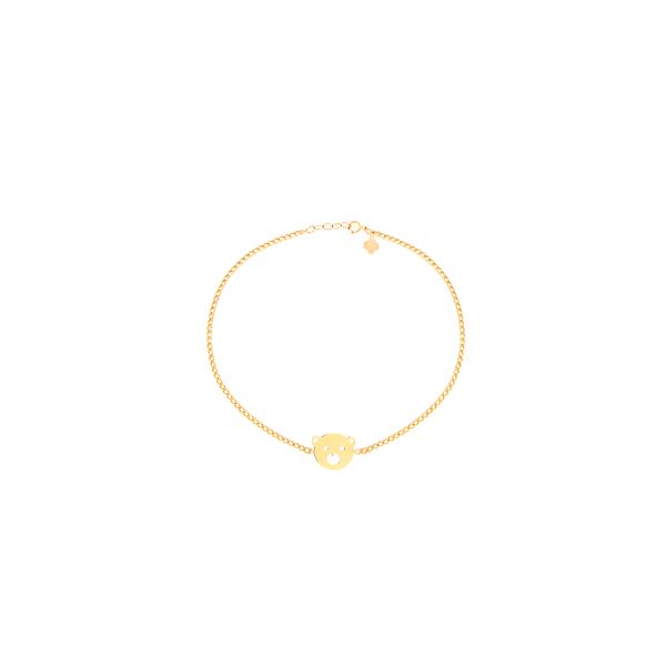 دستبند طلا 18 عیار دخترانه ماوی گالری مدل کوالا -  - 1