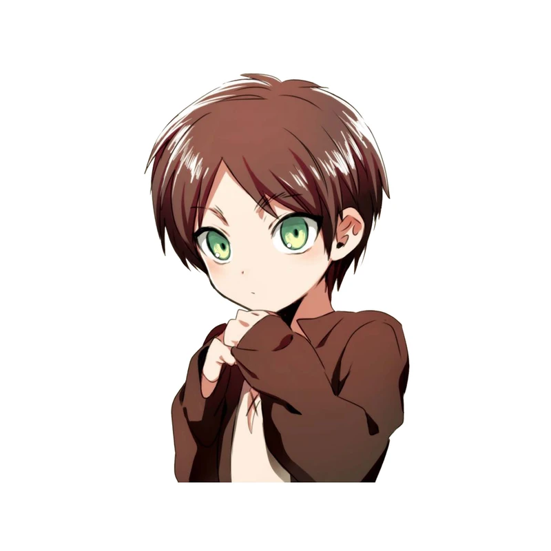 استیکر لپ تاپ و موبایل مدل انیمه طرح حمله به تایتان ارن یگر Attack on Titan Eren Yeager کد 4290