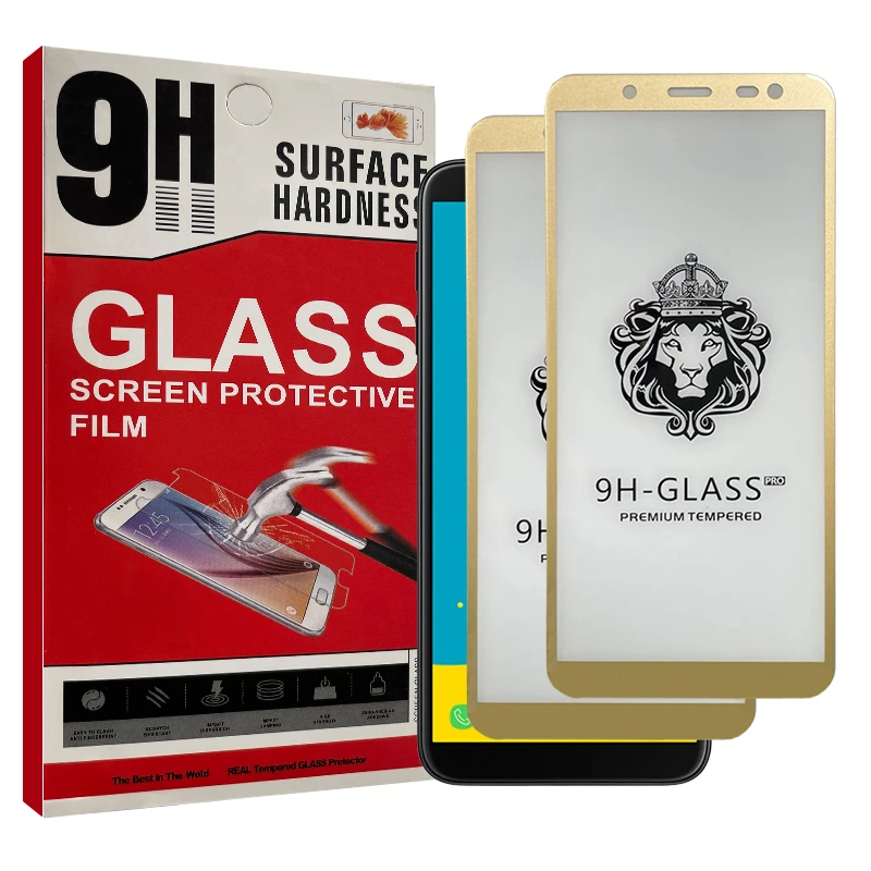  محافظ صفحه نمایش شیشه ای گلس مدل Resistant مناسب برای گوشی موبایل سامسونگ Galaxy J6 بسته دو عددی