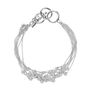 دستبند نقره زنانه کد ZB-H25  