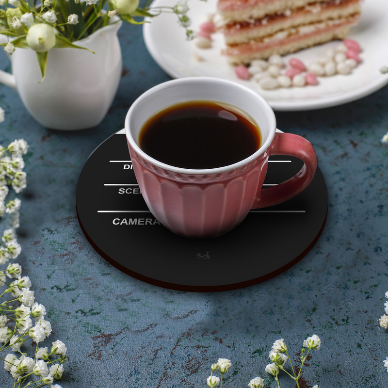 زیر لیوانی لوکسینو مدل کلاکت طرح سینمایی کد SHAHRAD_19