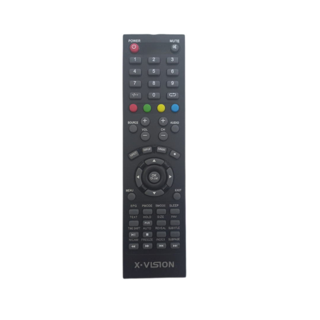ریموت کنترل تلویزیون ایکس ویژن مدل ak875223456 ریموت کنترل تلویزیون ایکس ویژن مدل ak875223456