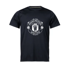 تی شرت آستین کوتاه مردانه مدل منچستر یونایتد_NC1_0286_رنگ مشکی