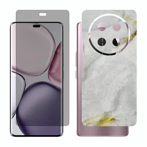 Glass Together model privacy screen protector suitable for Honor X9c mobile phone with back cover sticker