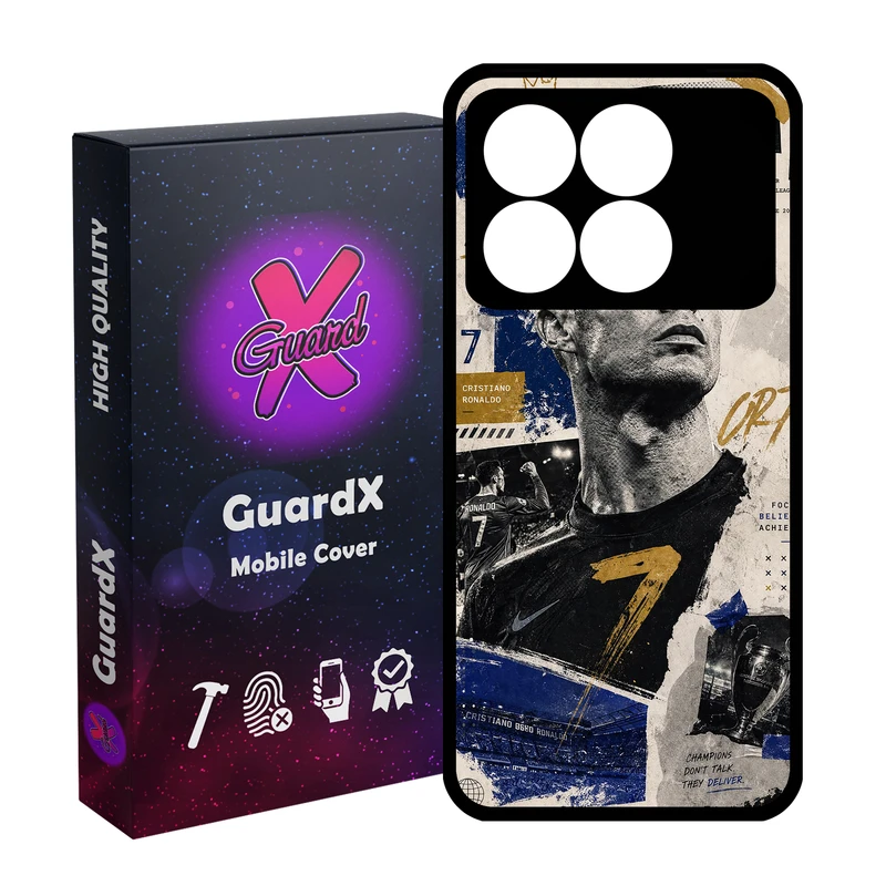 کاور گارد ایکس طرح CR7 مدل 11096 مناسب برای گوشی موبایل شیائومی Poco X6 Pro 5G / Redmi K70E