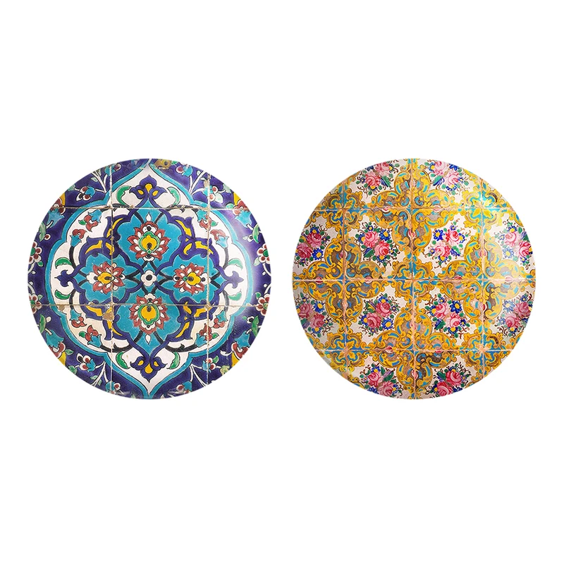 مگنت خندالو طرح کاشی کد 21552156 مجموعه 2 عددی