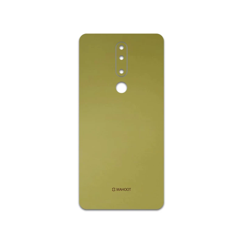 برچسب پوششی ماهوت مدل Matte-Gold مناسب برای گوشی موبایل نوکیا 3.1 Plus