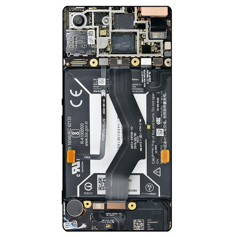 کاور مگافون طرح برد موبایل مدل 8004 مناسب برای گوشی موبایل سونی Xperia M5 