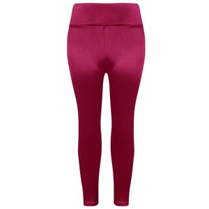 نقد و بررسی لگینگ زنانه مدل کمر پهن براق کد 4384 رنگ سرخابی توسط خریداران