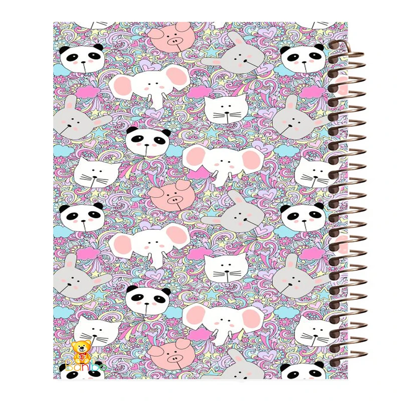 دفتر نقاشی 50 برگ بانیبو مدل حیوانات کد 864