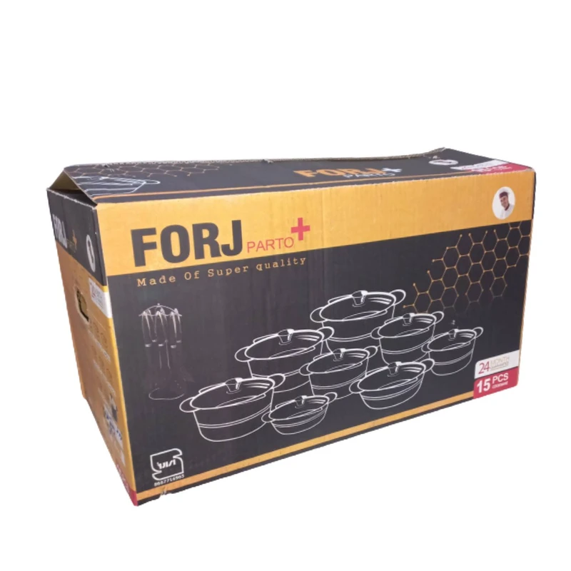 عکس شماره 9 : سرویس پخت و پز 15 پارچه پرتو مدل زنبوری