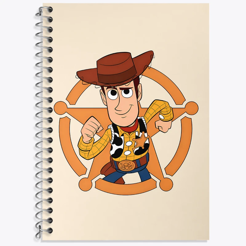 دفتر نت موسیقی 50 برگ خندالو طرح وودی داستان اسباب بازی ها کد N5386