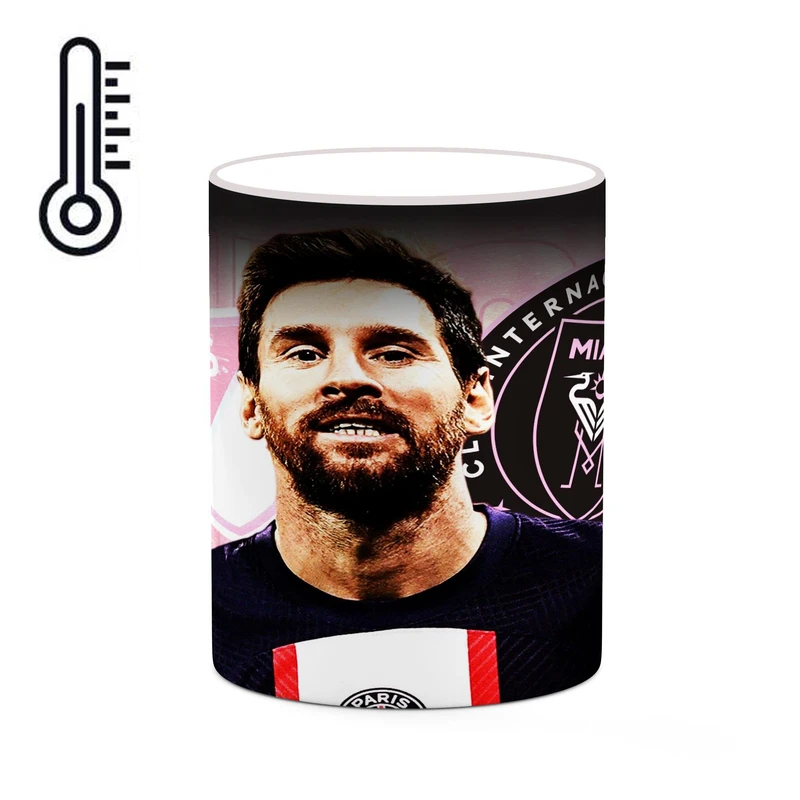 ماگ حرارتی کاکتی طرح Leo Messi لئو مسی مدل mgh42469