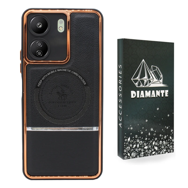 کاور دیامانته مدل Emily BK مناسب برای گوشی موبایل شیائومی Redmi 13C